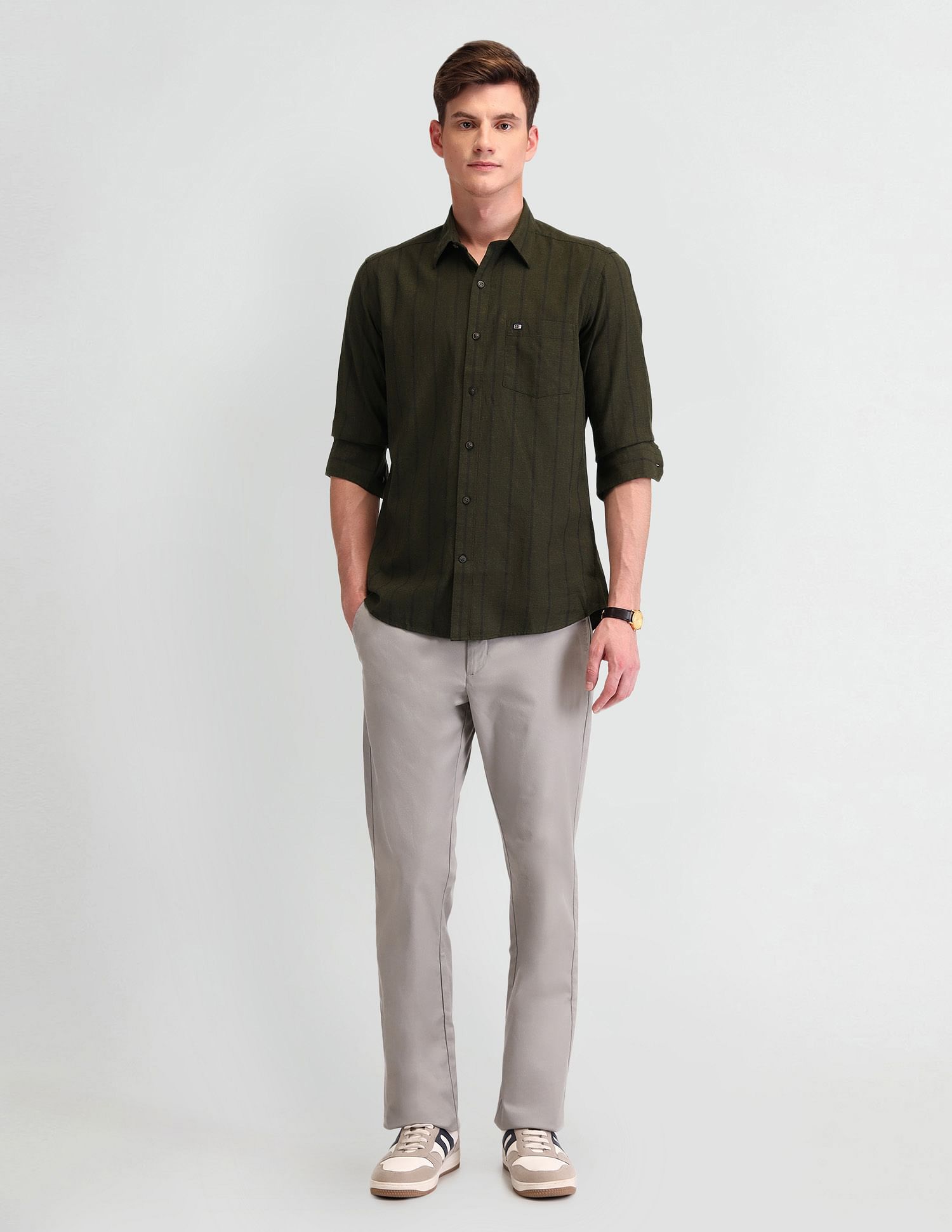 Arrow Sport Slim Fit Cotton Shirt