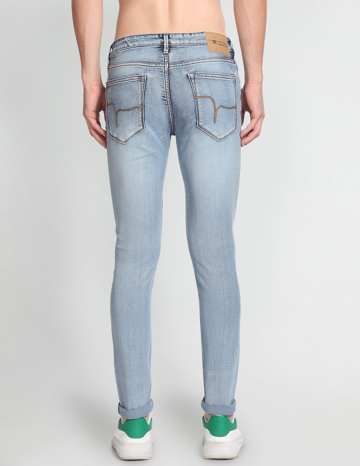 Flying Machine Jackson Skinny Fit Stone Wash Jeans