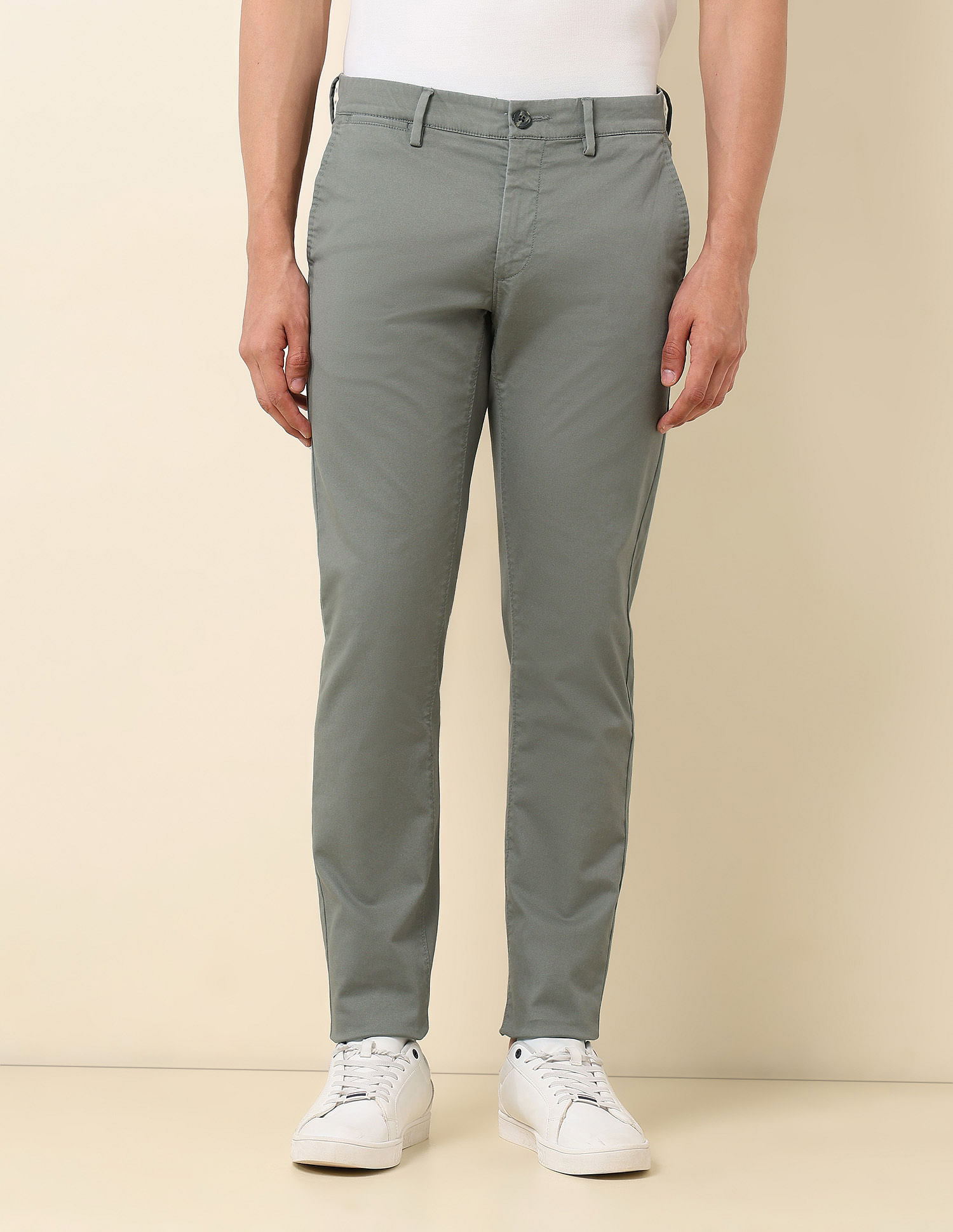 U.S. Polo Assn. Dobby Austin Slim Fit Trousers