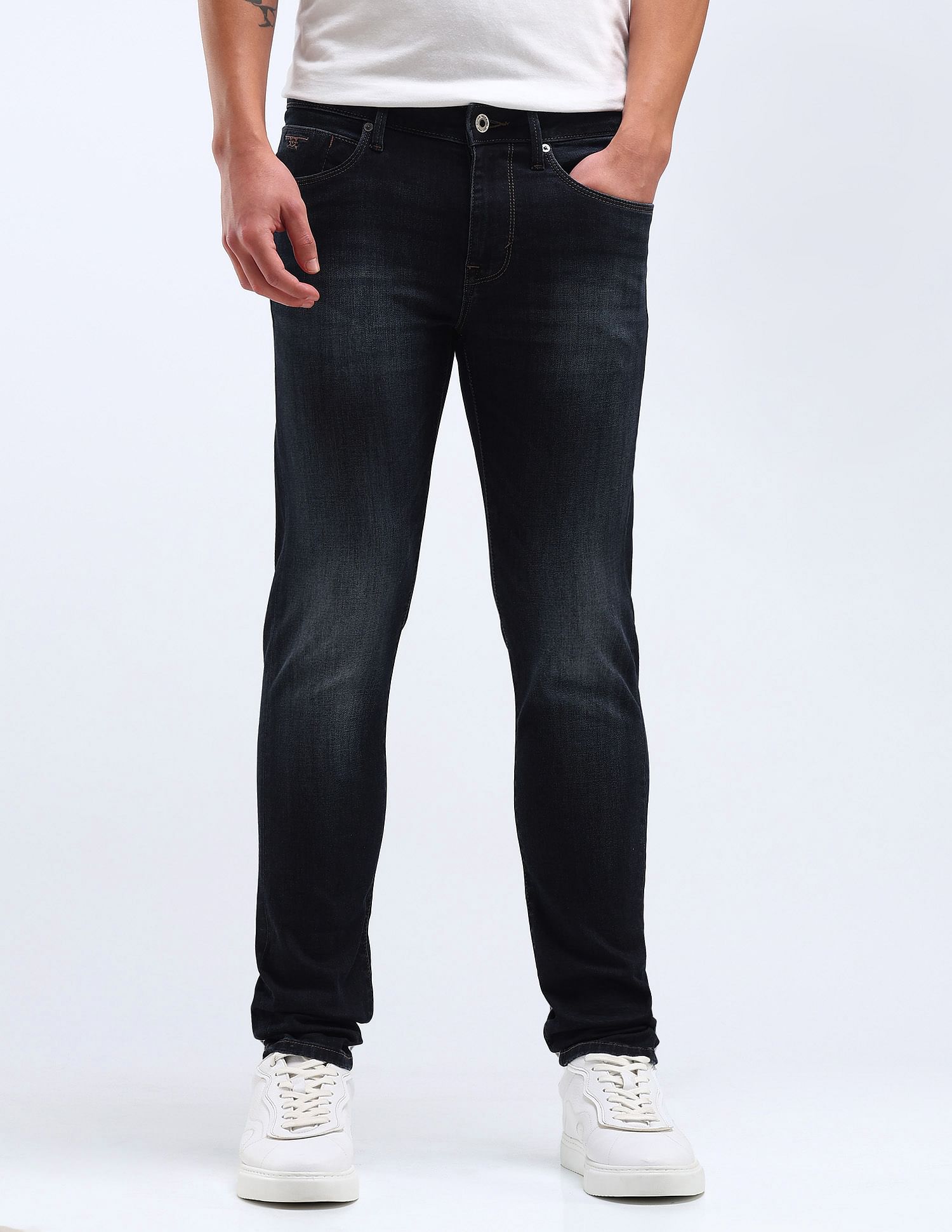 Flying Machine Jackson Super Skinny Fit Stone Wash Jeans
