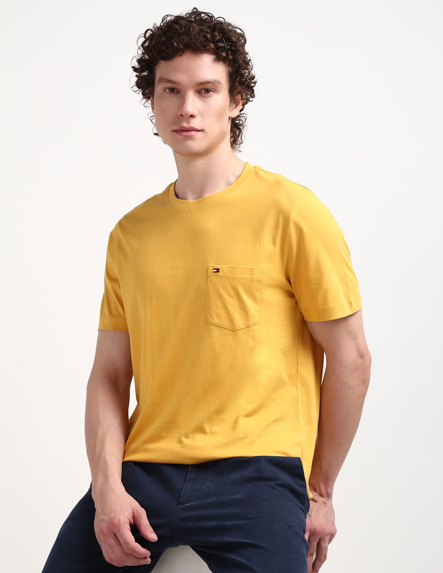 Tommy Hilfiger Crew Neck Patch Pocket T-Shirt