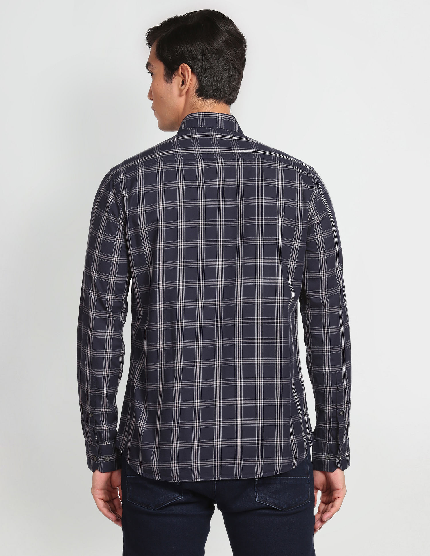 Arrow Sports Tartan Check Cotton Shirt