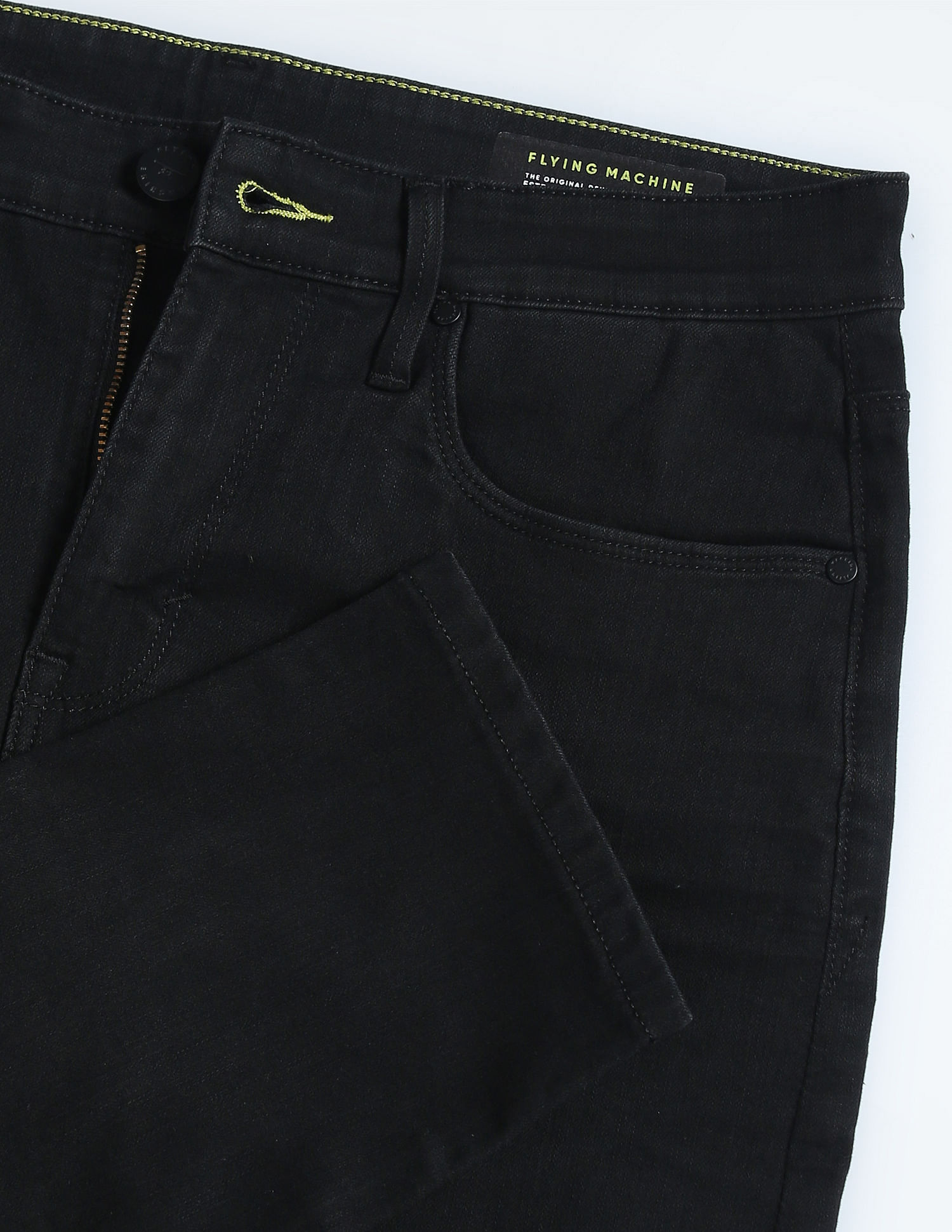 Flying Machine Slash Slim Tapered Rinsed Jeans