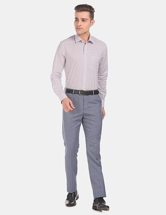 Buy Arrow Men Multi Colour Slim Fit 