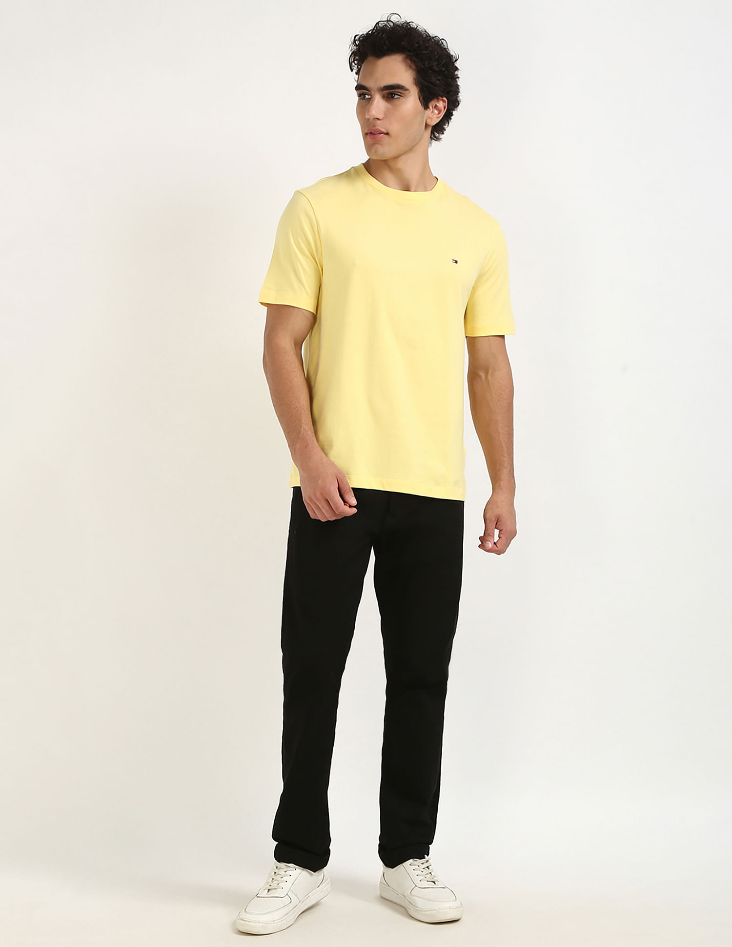 Tommy Hilfiger Solid Regular-Fit Cotton T-Shirt