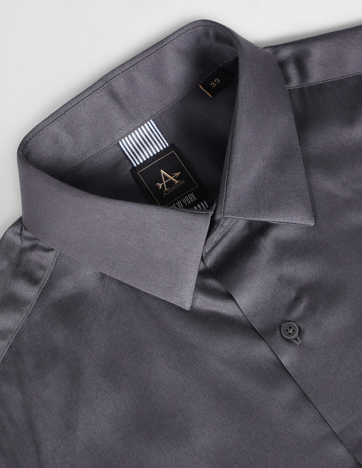 Arrow Newyork Super Slim Fit Solid Shirt