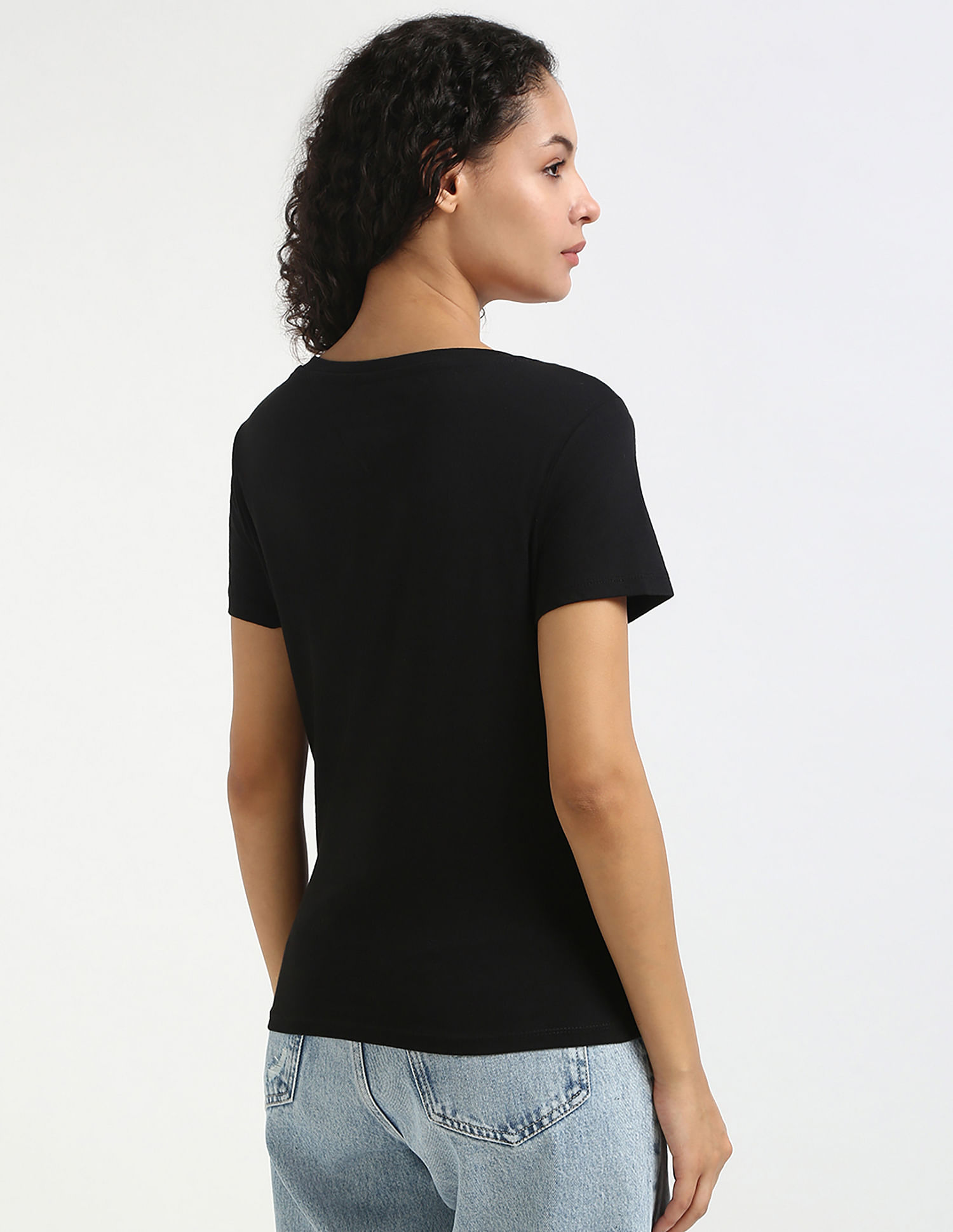 Tommy Hilfiger Solid Slim-Fit Cotton T-Shirt