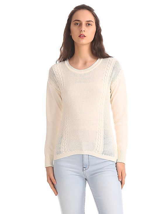 Buy Aeropostale Regular Fit Cable Knit Sweater - NNNOW.com