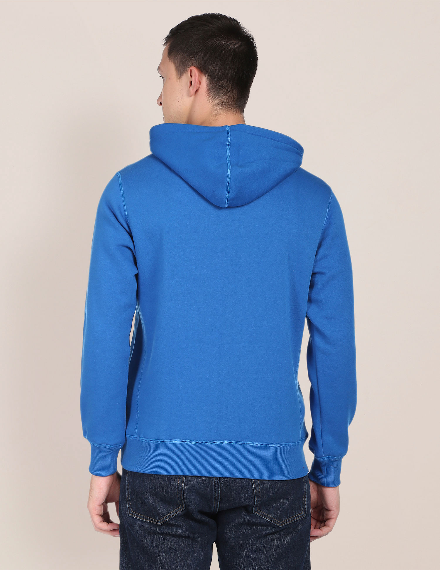 Bright Blue Pocket Front Hoodie