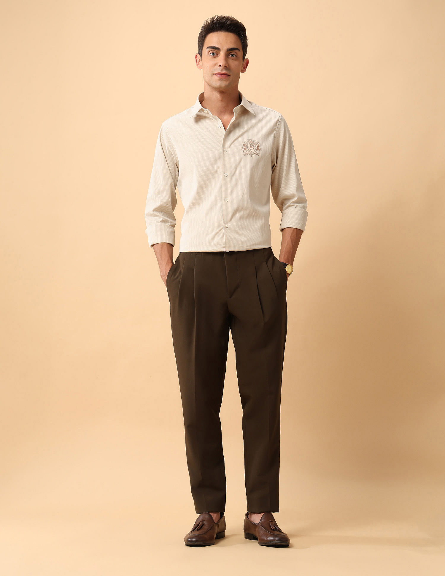 U.S. Polo Assn. Pacho X Vertical Striped Pure Cotton Shirt