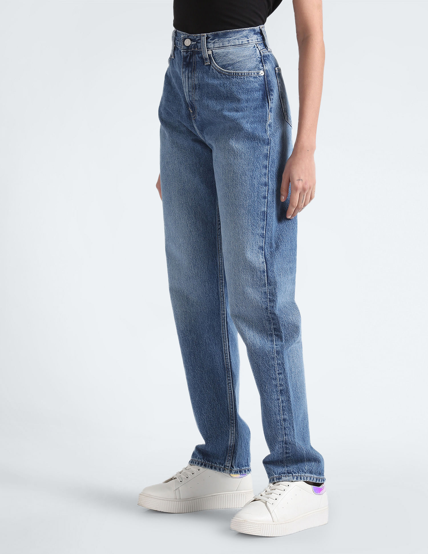 Purchases Vintage Calvin Klein High-Rise Straight Leg Jeans