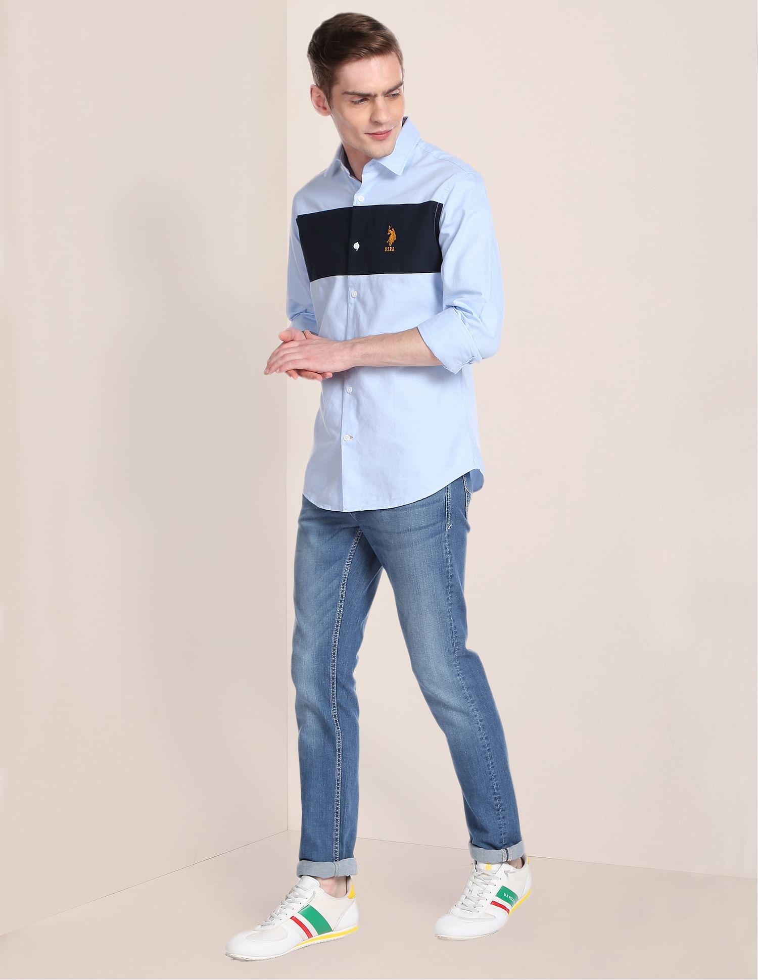U.S. Polo Assn. Cut Sew Oxford Shirt