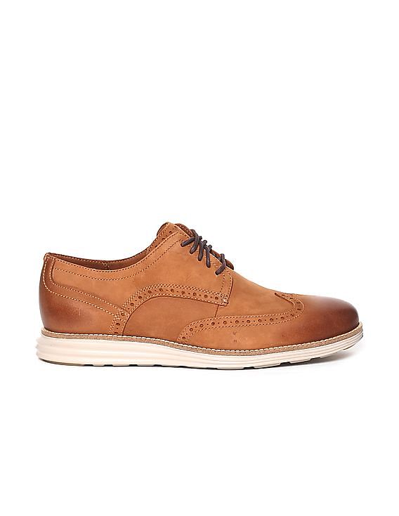 Cole Haan Brown ØriginalGrand Wingtip Shoes