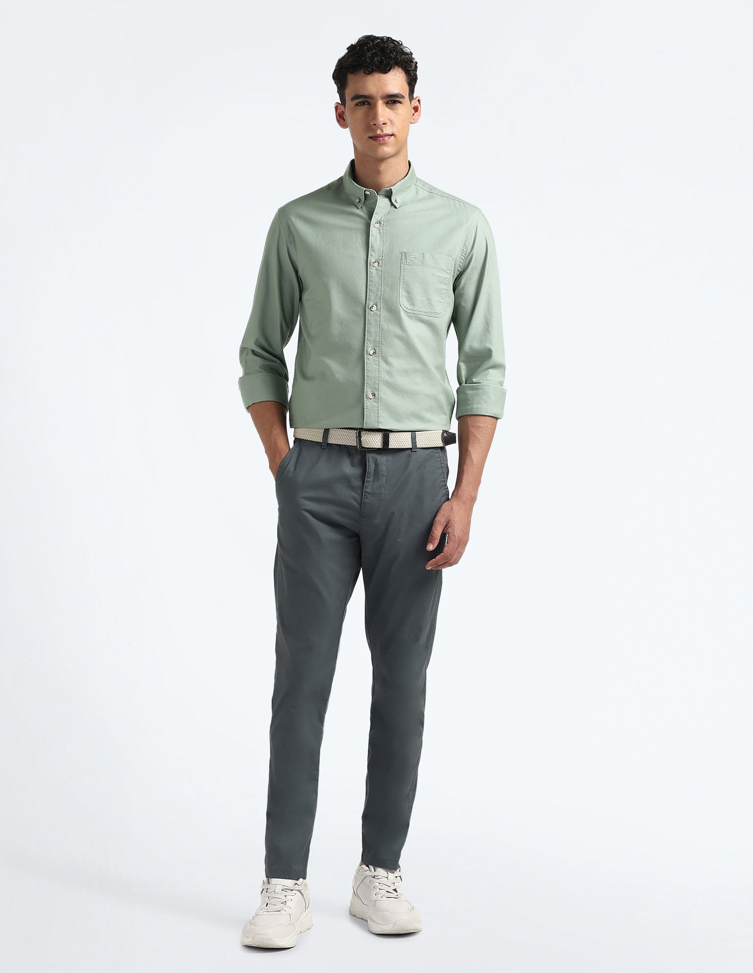 Flying Machine Slim Fit Pure Cotton Shirt