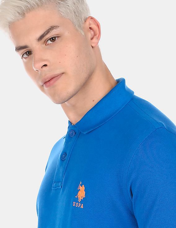 U.S. Polo Assn. Standard Fit Pique Polo Shirt