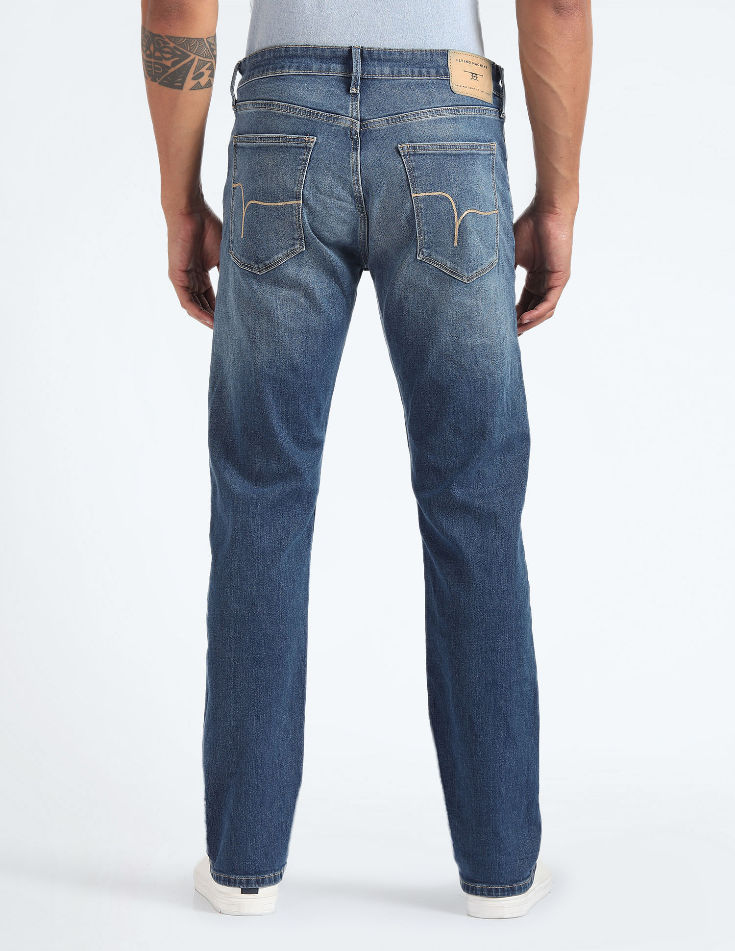Flying Machine F-Jango Relaxed Straight Fit Jeans