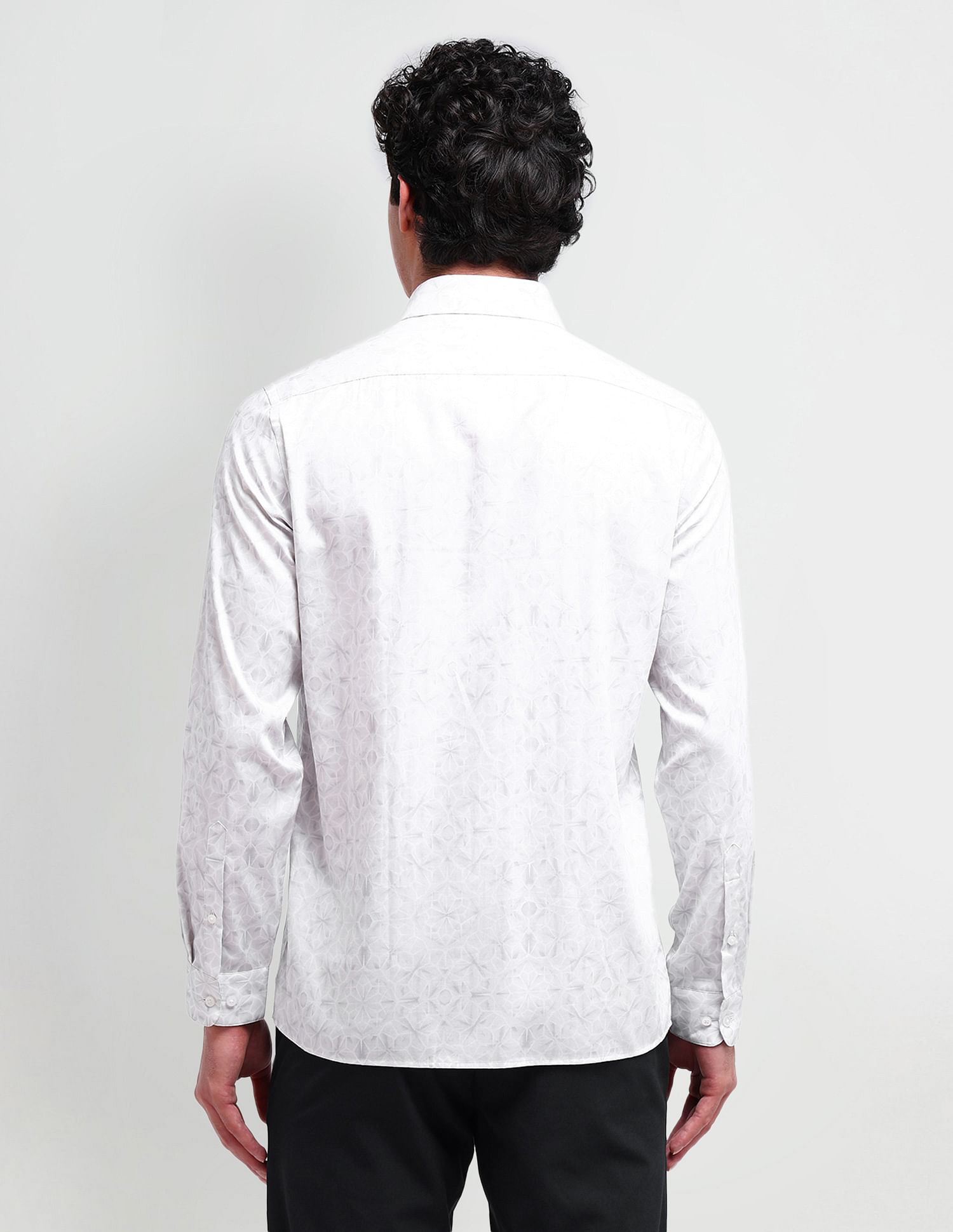 Arrow Newyork Brooklyn Fit All-over Print Printed Shirt