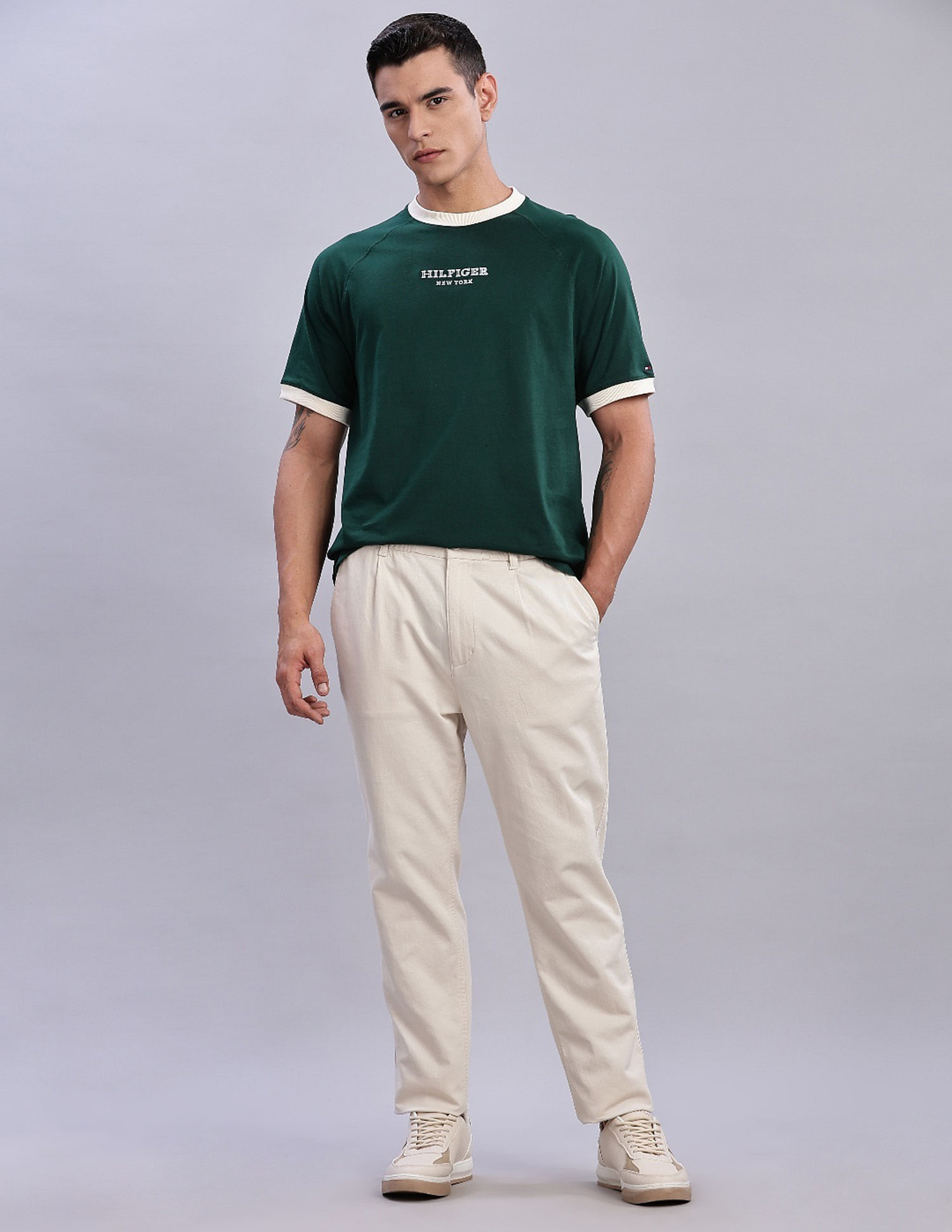 Tommy Hilfiger Printed Regular-Fit Cotton T-Shirt