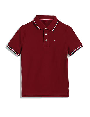 Tommy Hilfiger Kids Winston Solid Polo Shirt