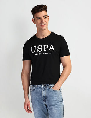 U S Polo Assn Denim Co Brand Print Crew Neck T-Shirt