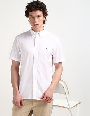 Tommy Hilfiger Flex Poplin Short Sleeve Shirt