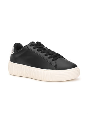 Tommy Hilfiger Women Leather Cupsole Sneakers