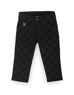 U S Polo Assn Kids Boys Slim Fit Black Jeans