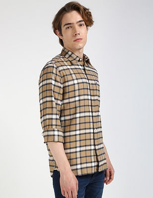 Tommy Hilfiger Brushed Shadow Check Regular Fit Shirt