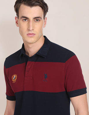 U S Polo Assn Rugby Stripe Polo Shirt