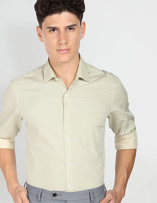 Arrow Geometric Print Manhattan Slim Fit Shirt