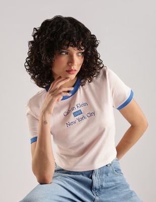 【CK25SS344】  JEANS Tシャツ J327117 Calvin Klein Jeans CALVIN KLEIN JEANS カルバンクライン