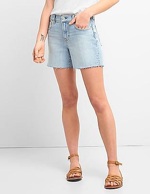 gap denim shorts womens