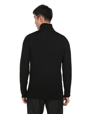 Buy Calvin Klein Men Superior Wool Half Zipper Sweater