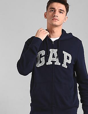 gap hoodie navy blue