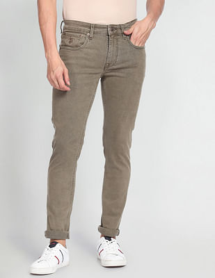 U S Polo Assn Denim Co Regallo Skinny Fit Olive Jeans