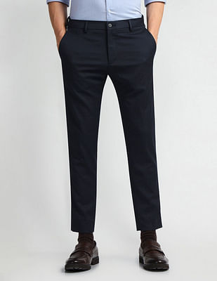 Arrow Newyork Carson Tapered Fit Checked Trousers