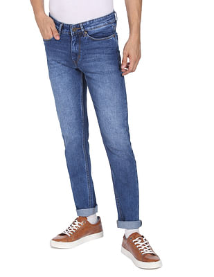 Flying Machine Stone Wash Jackson Skinny Fit Jeans