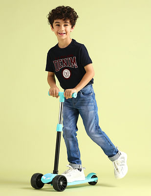 U S Polo Assn Kids Boys Slim Fit Blue Jeans