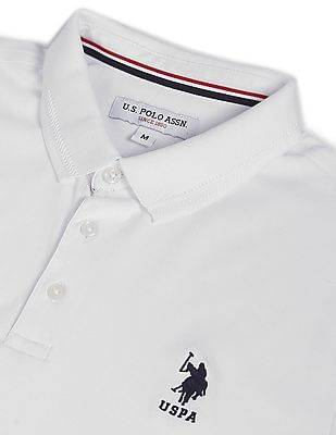 White polo shirt sale Clearance