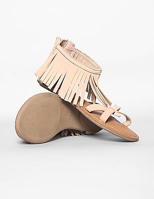 girls fringe sandals