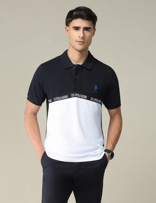 Price History of Logo Tape Polo Shirt from NNNow 2192_218565