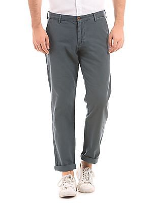 Buy Gant Men Regular Fit Cotton Linen Pants - NNNOW.com