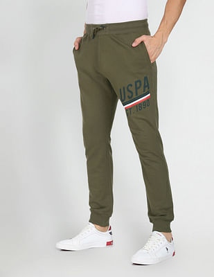 U S Polo Assn Grey Track Pants for Men #I632, Sports Lower, Sports