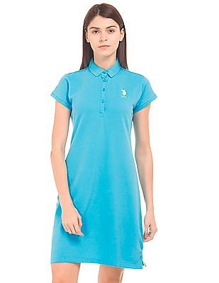 polo collar dress