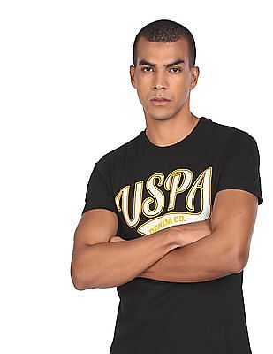 U S Polo Assn Denim Co Crew Neck Brand Print T-Shirt