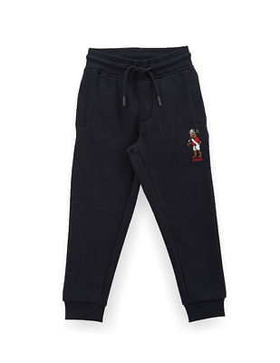 U S Polo Assn Kids Boys Embroidered Mascot Joggers