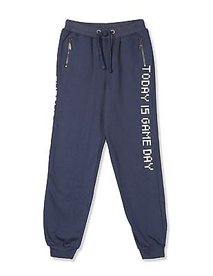 boys blue joggers