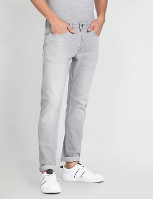 U S Polo Assn Denim Co Brandon Slim Tapered Fit Grey Jeans