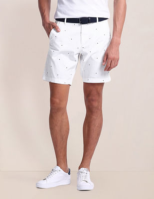 U S Polo Assn Slim Straight Fit Twill Shorts