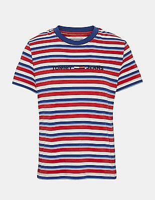 売れ筋商品|||ウィアードフィッシュ Tシャツ レディース トップス NATALIE STRIPED CREW NECK - Print T-shirt - crimson 71tB1OroCWL._AC_SY350_QL65_.jpg